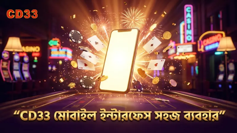 CD33 মোবাইল ইন্টারফেসে অ্যাভিয়েটর গেমের সহজ নেভিগেশন