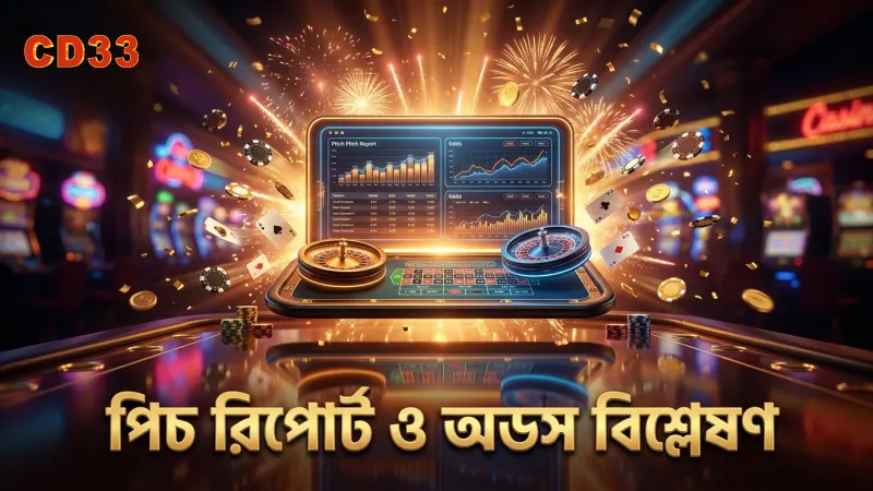 পিচ রিপোর্ট ও অডস বিশ্লেষণ সফল বাজির জন্য অপরিহার্য