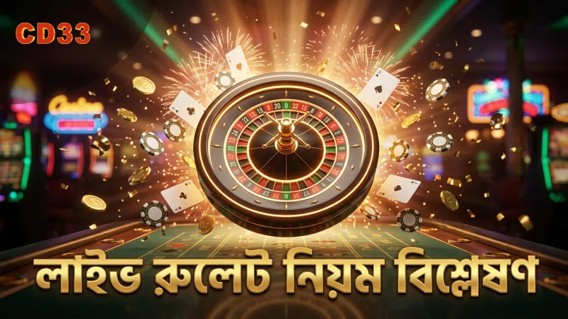 লাইভ রুলেটের মূল নিয়ম ও বাজির ধরন বিশ্লেষণ।