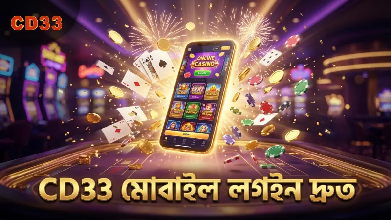 CD33-এ মোবাইল থেকে দ্রুত লগইন করে খেলা শুরু করুন